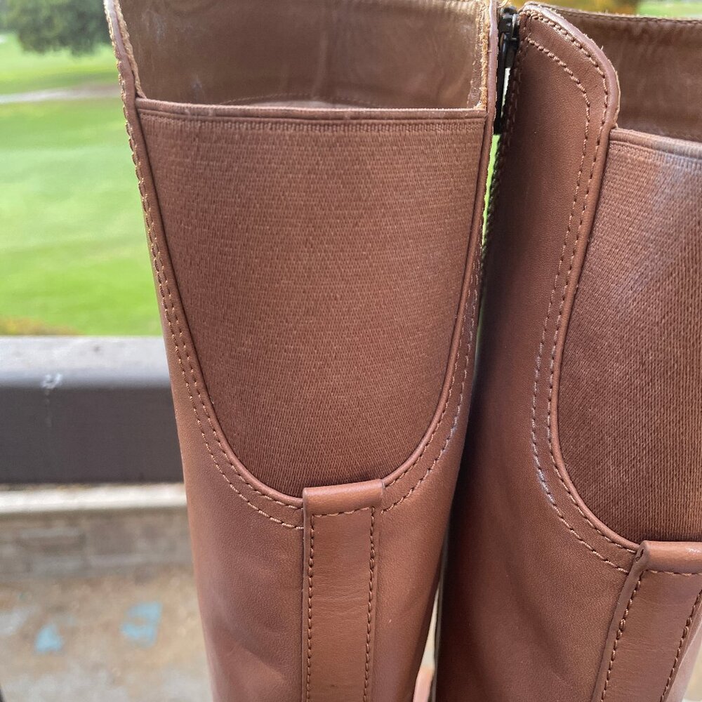 NWOT Micheal Kors ~ Dora Grommet Tall Leather Boot ~ 9.5 ~ - Picture 9 of 15